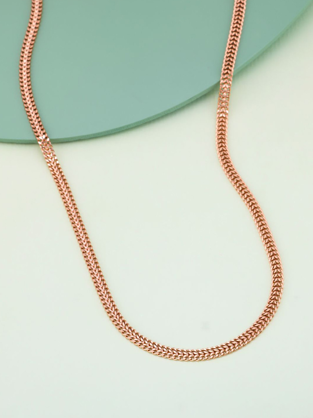 Kushal's Fashion Jewellery Rose Gold-Plated Chain