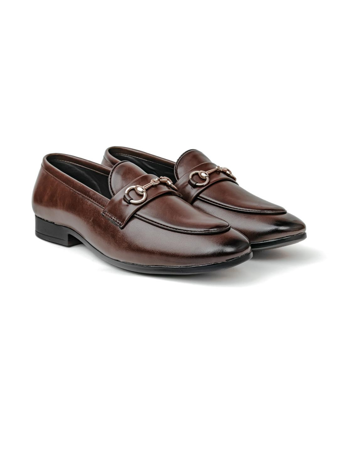 Bold Bunny Men's Brown Leather Loafers