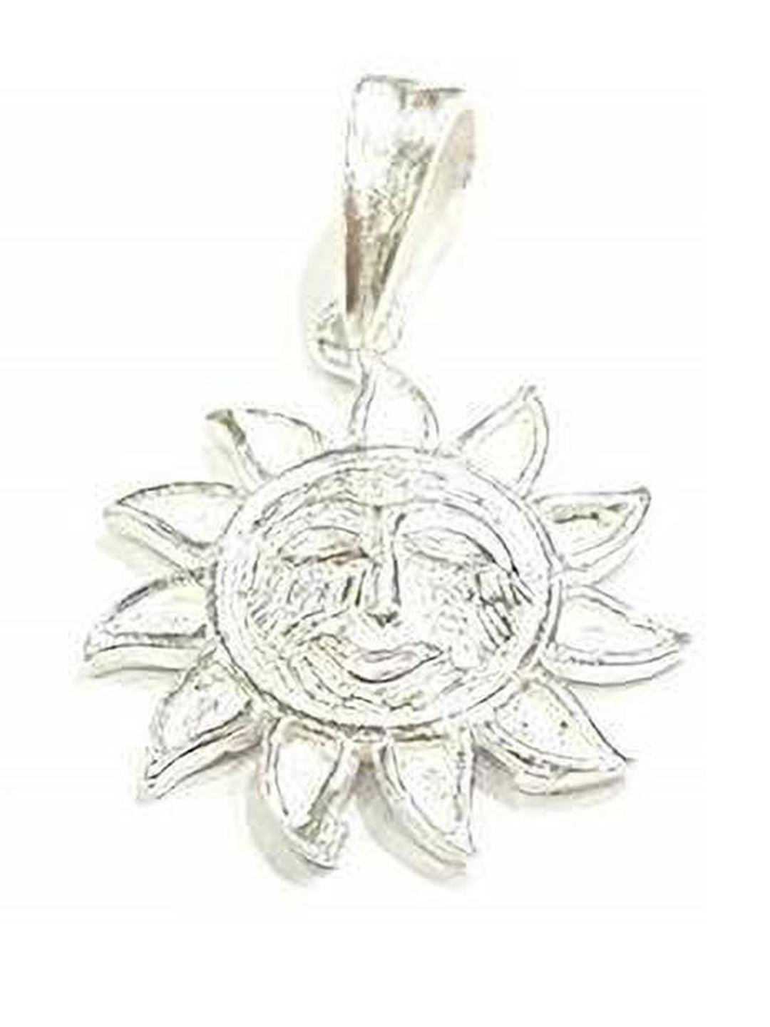 RAVIOUR LIFESTYLE Silver-Plated Sun Pendants