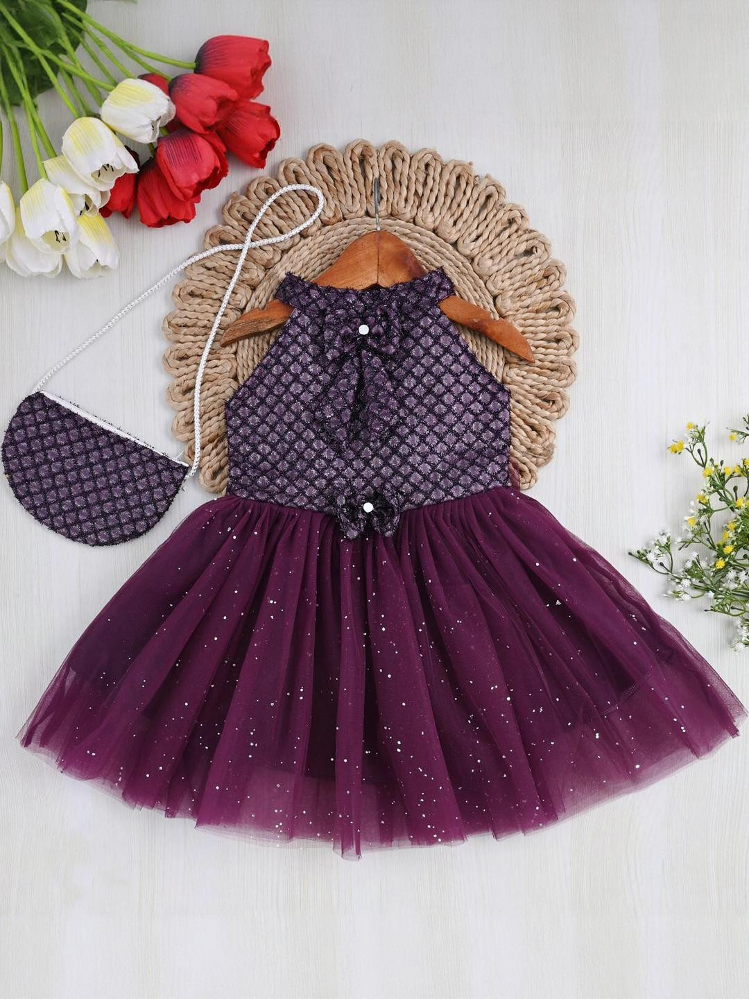 NFashion Girls Maroon Dresses