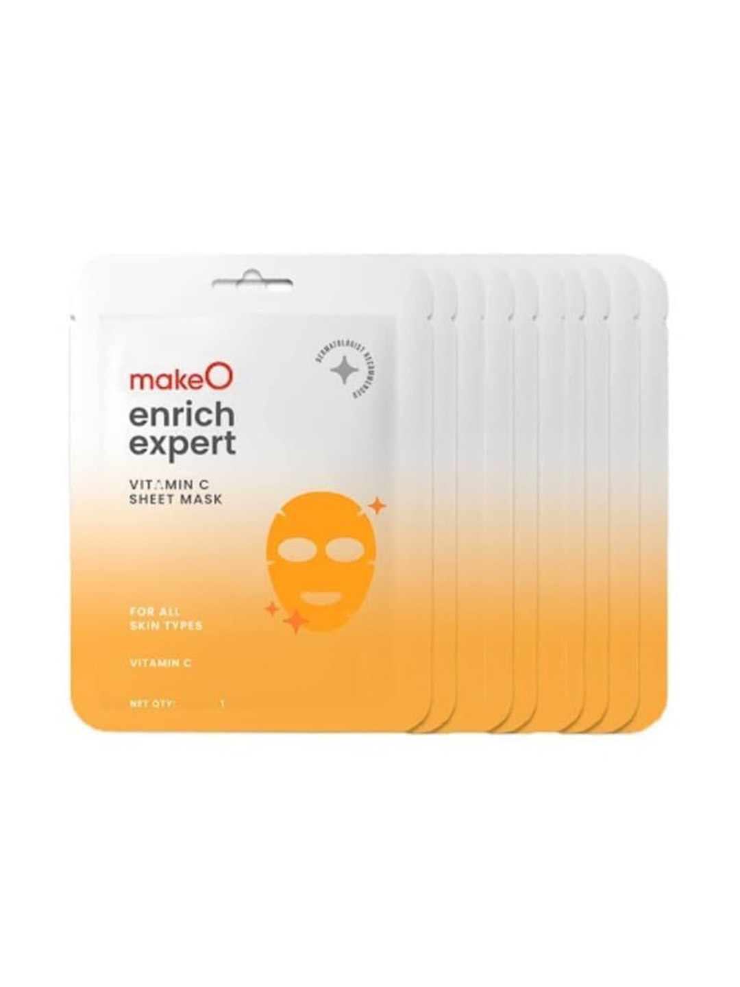 makeo Set Of 10 Enrich Expert Vitamin C Sheet Mask