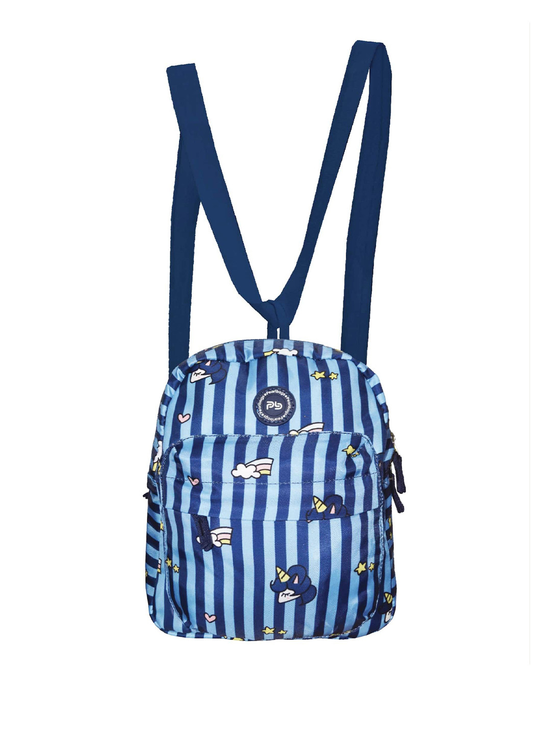 PB Pearlbags Kids Water Resistant Striped Backpack