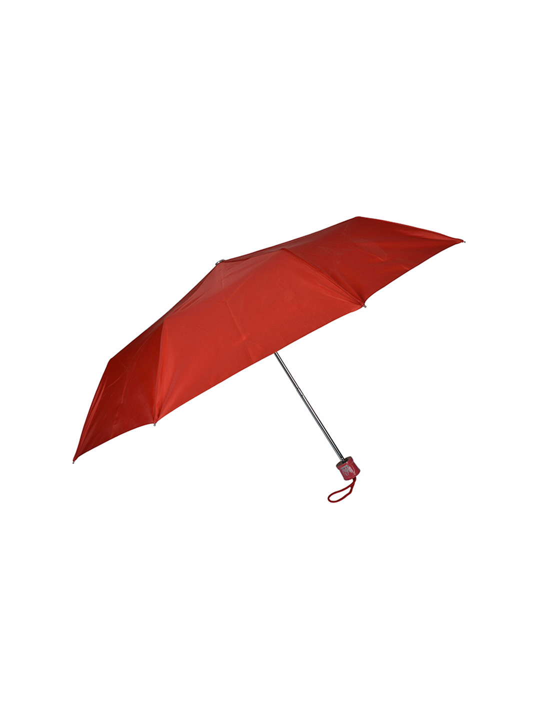 FENDO Red Manual 3 Fold Hand Open Umbrella