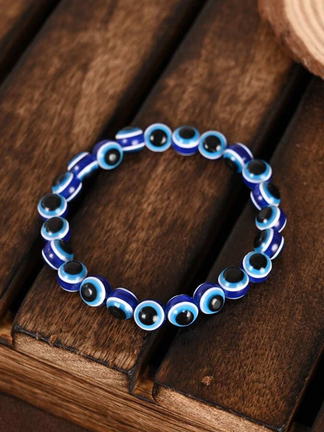 Anouk Evil Eye Crystals Beaded Elasticated Bracelet