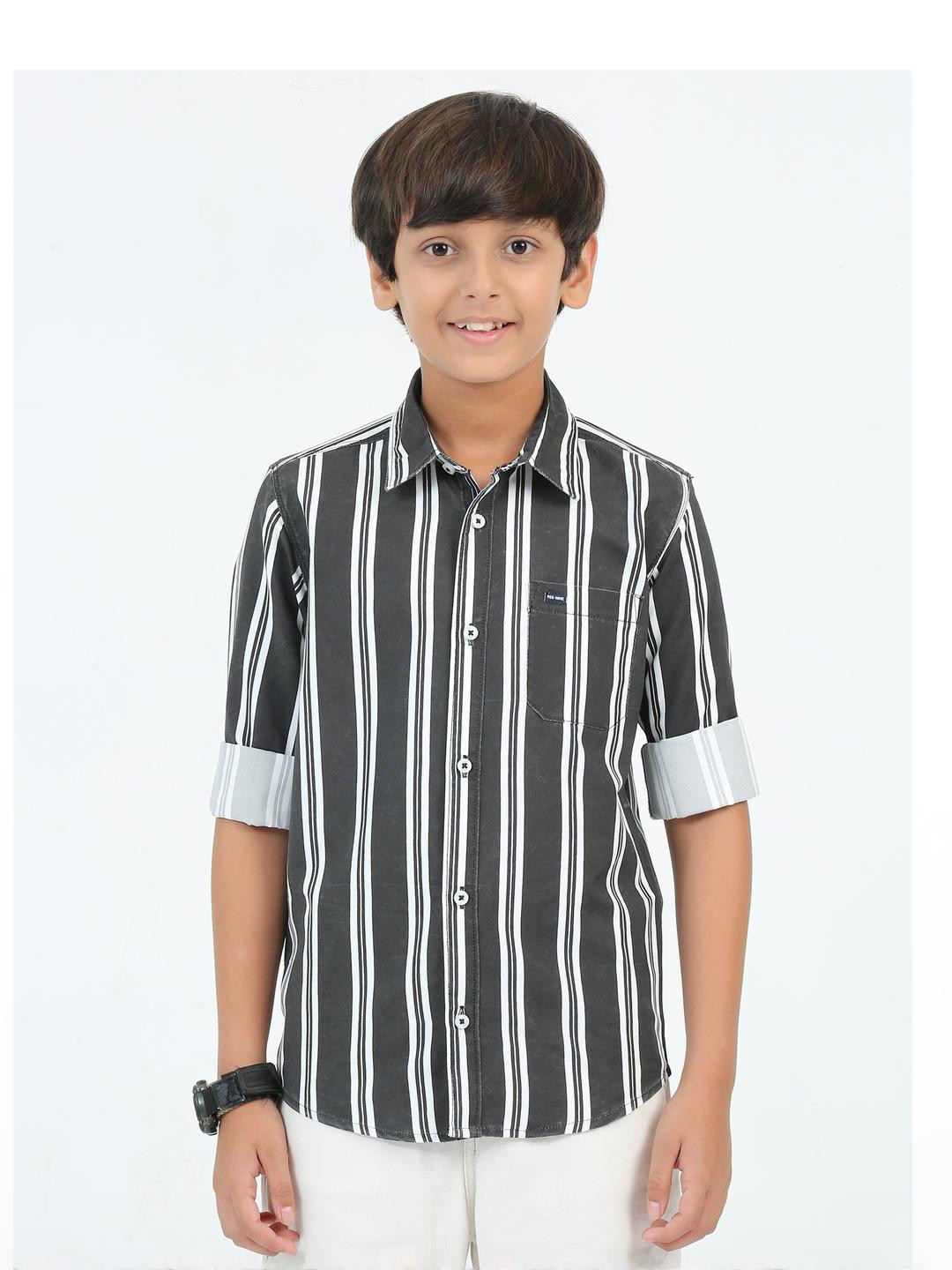 Rocket Science Boys Striped Casual Shirt