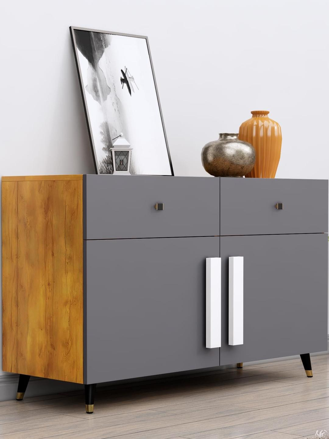 HEXA RED Multipurpose Storage Cabinet & Sideboard Cabinet