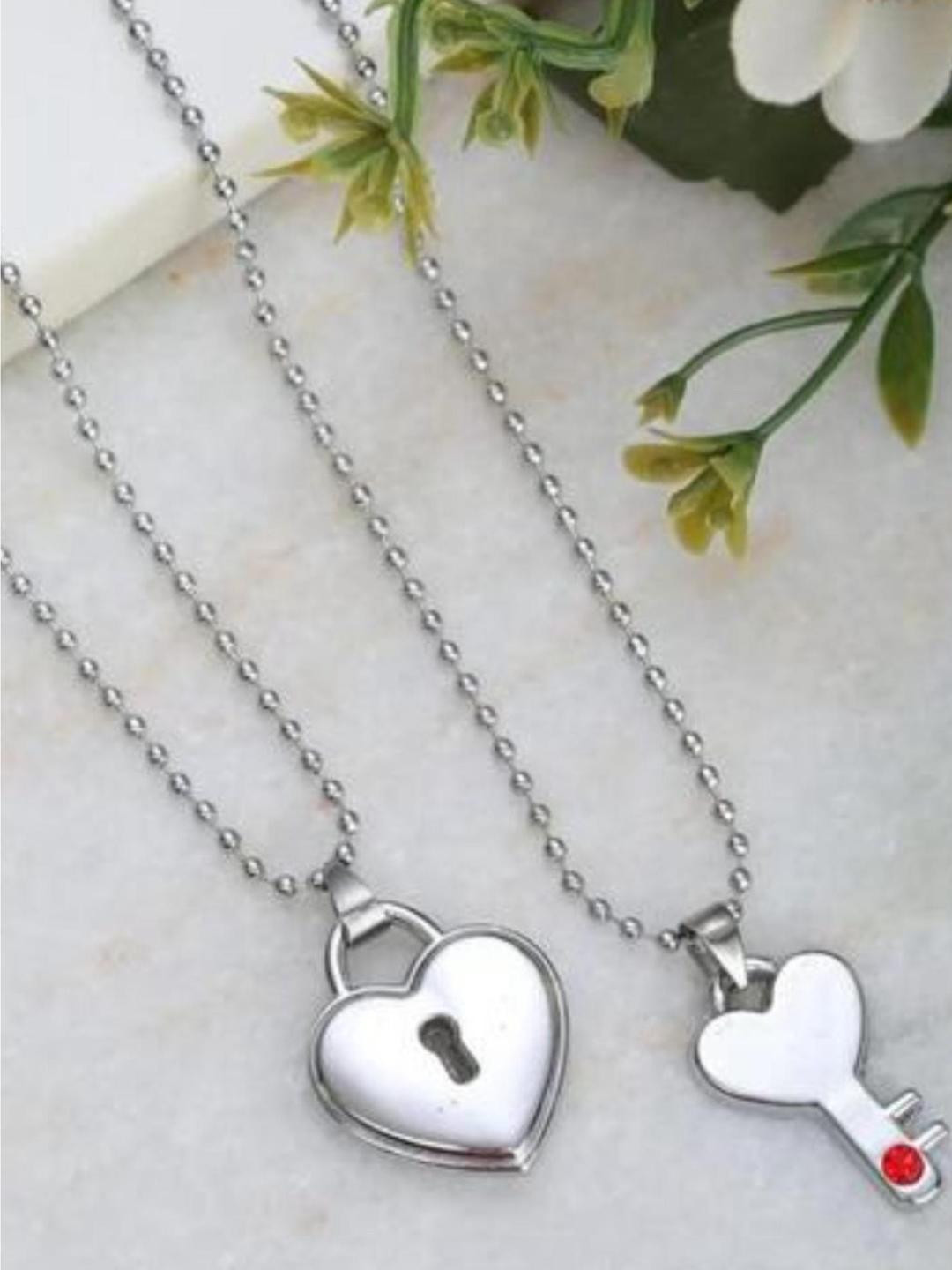 Pranjal Gems Heart Shaped Pendants