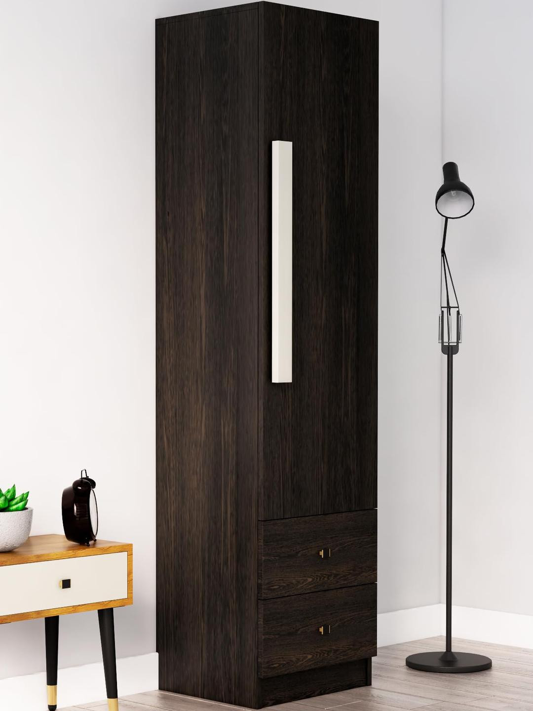 HEXA RED With Door & Shelves Wardrobe