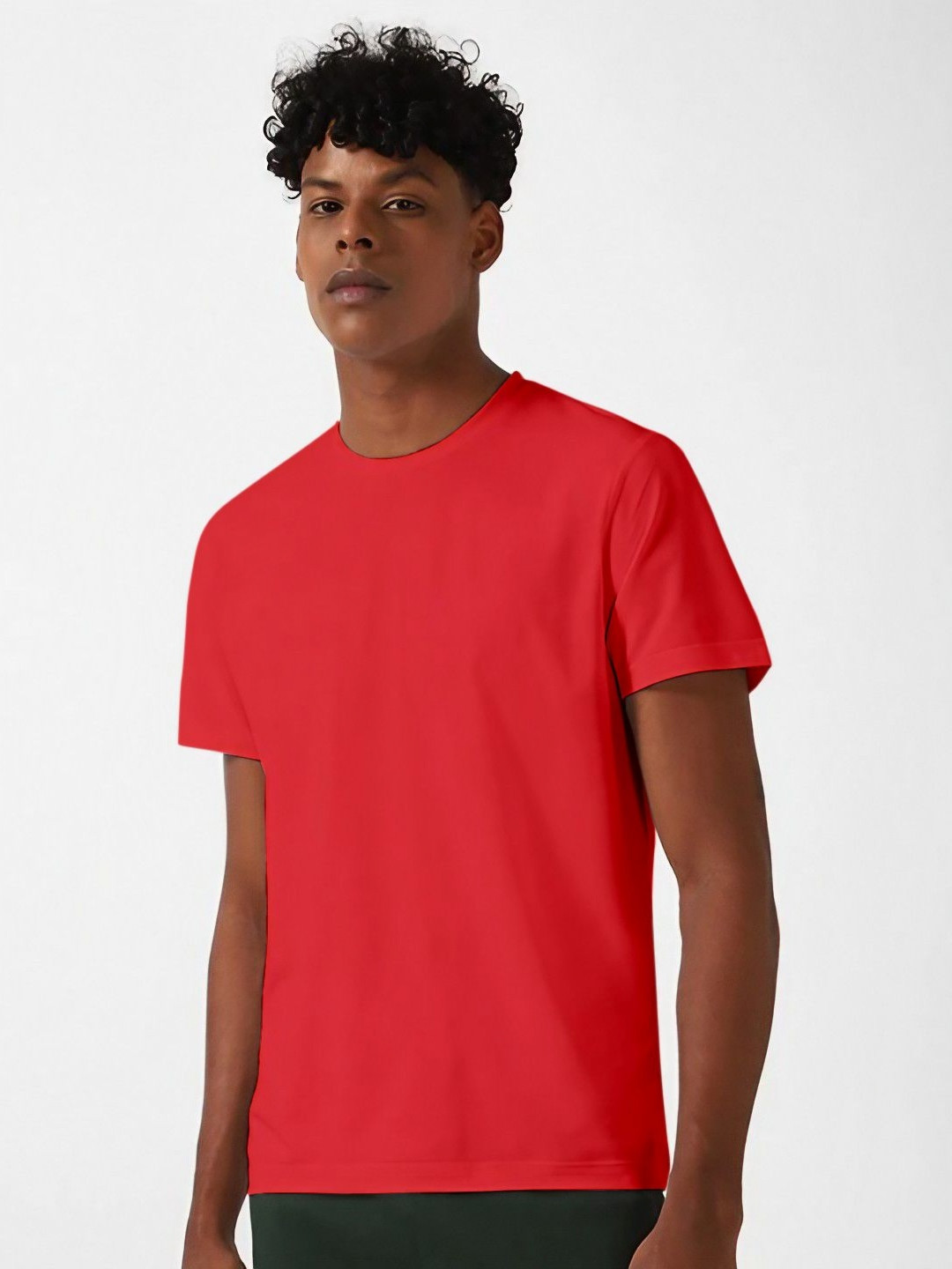 KRIMMPLE LOVE Round Neck Short Sleeves Regular Fit T-shirt