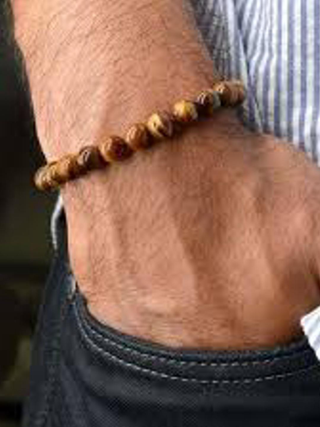 Gems Guru Brown Metal Bracelet