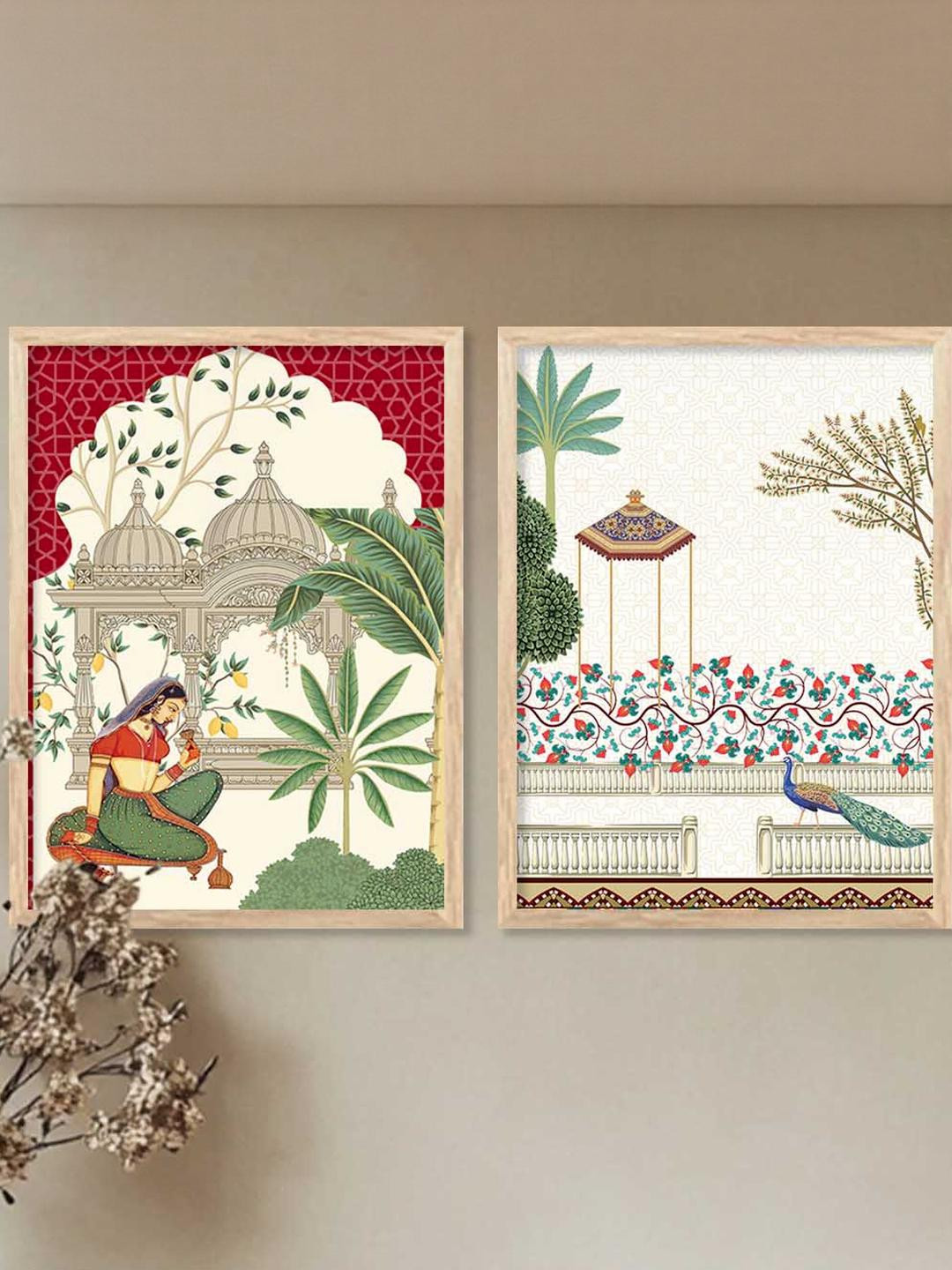 WALLLANE Wood Abstract Wall Paintings