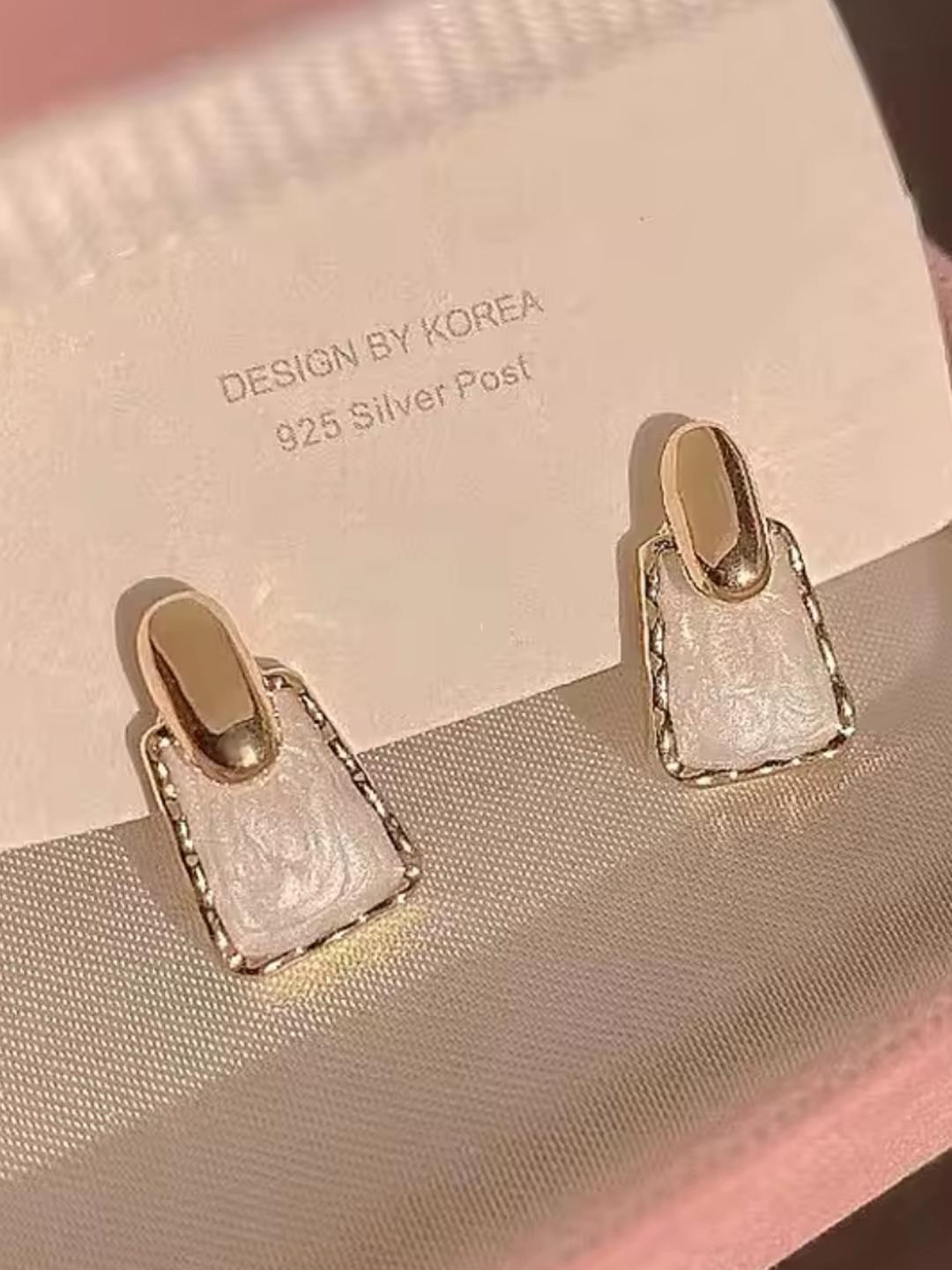 Nitant Contemporary Studs Korean Style Fashion Earrings