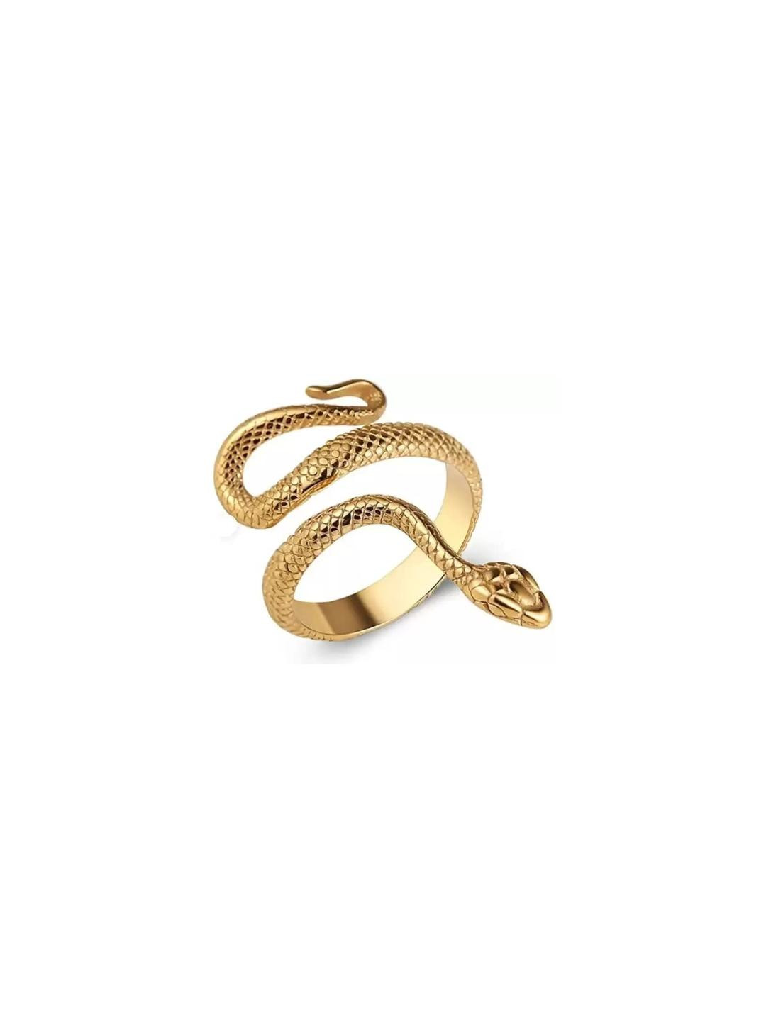 Inites Golden Shiva Vintage Cobra Snake Thumb Ring