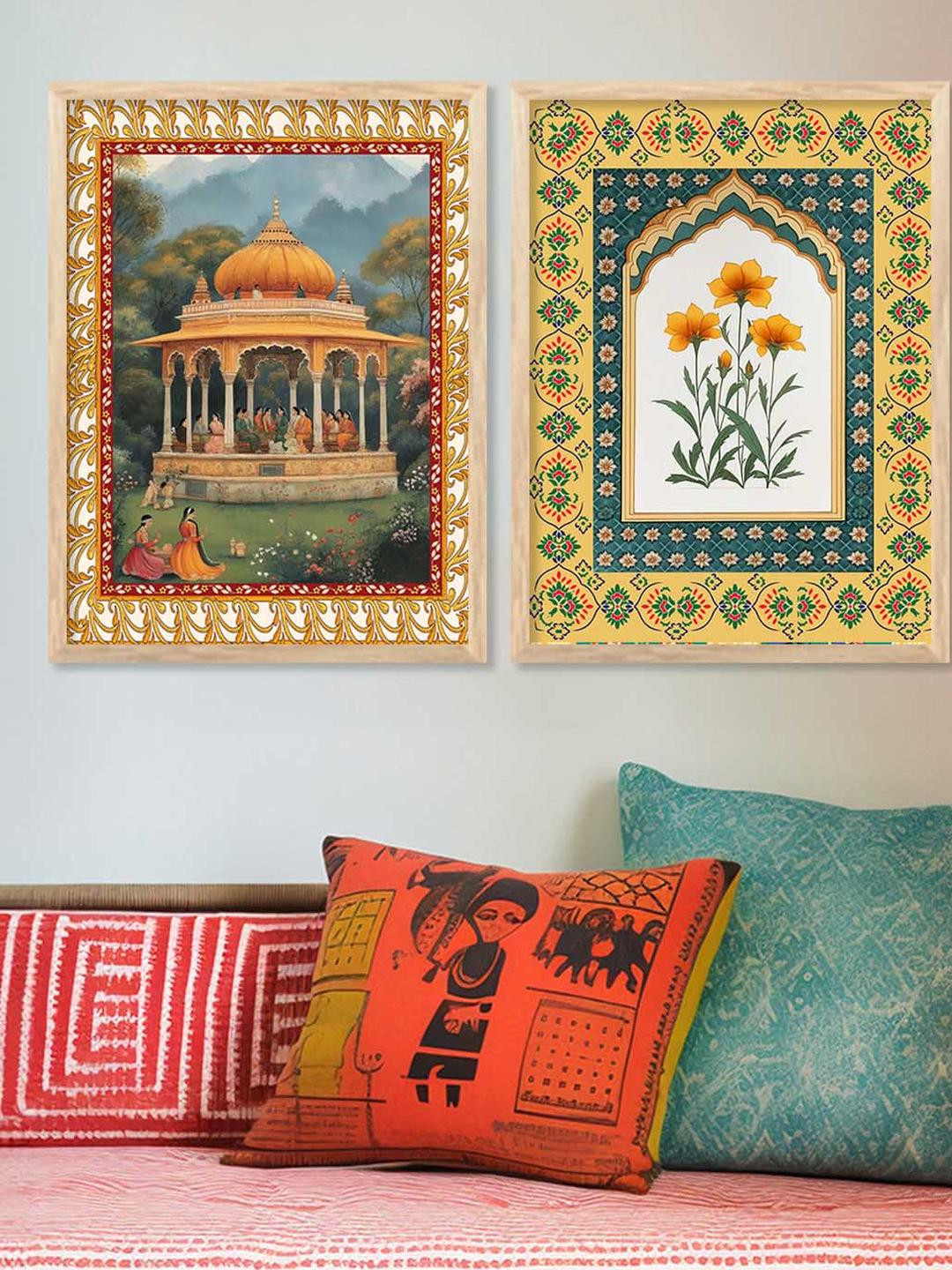 WALLLANE Traditional Wall Art Poster With Frame