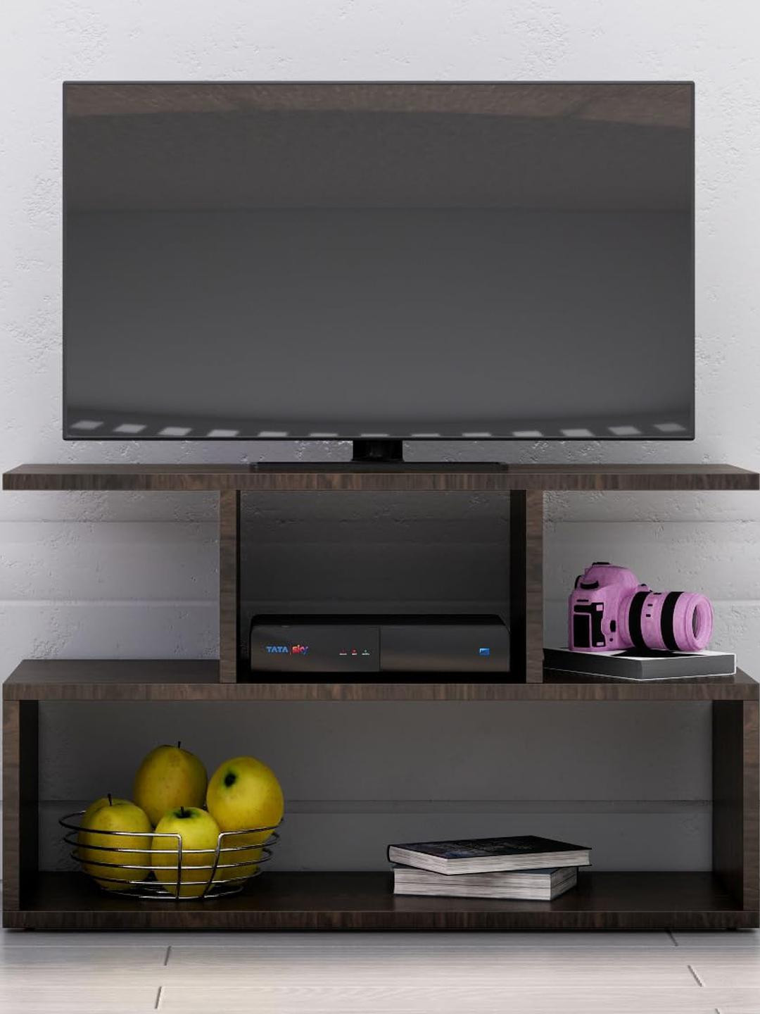 HEXA RED Wall Mounted TV Unit Cabinet with Storage