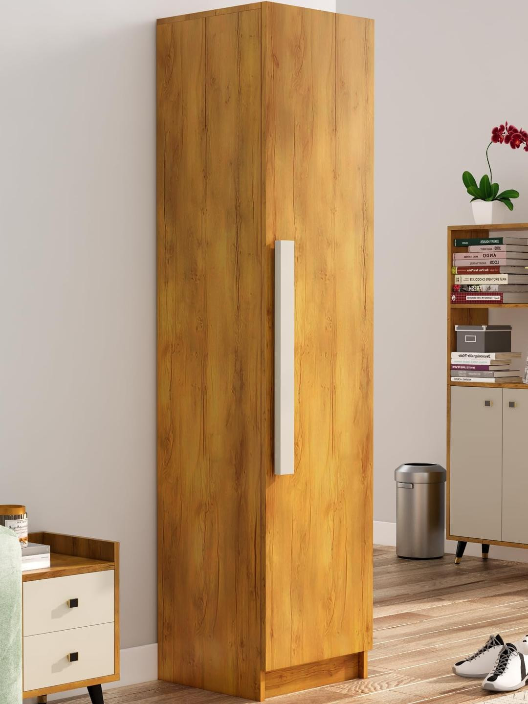 HEXA RED Multipurpose Storage Bedroom Wardrobe