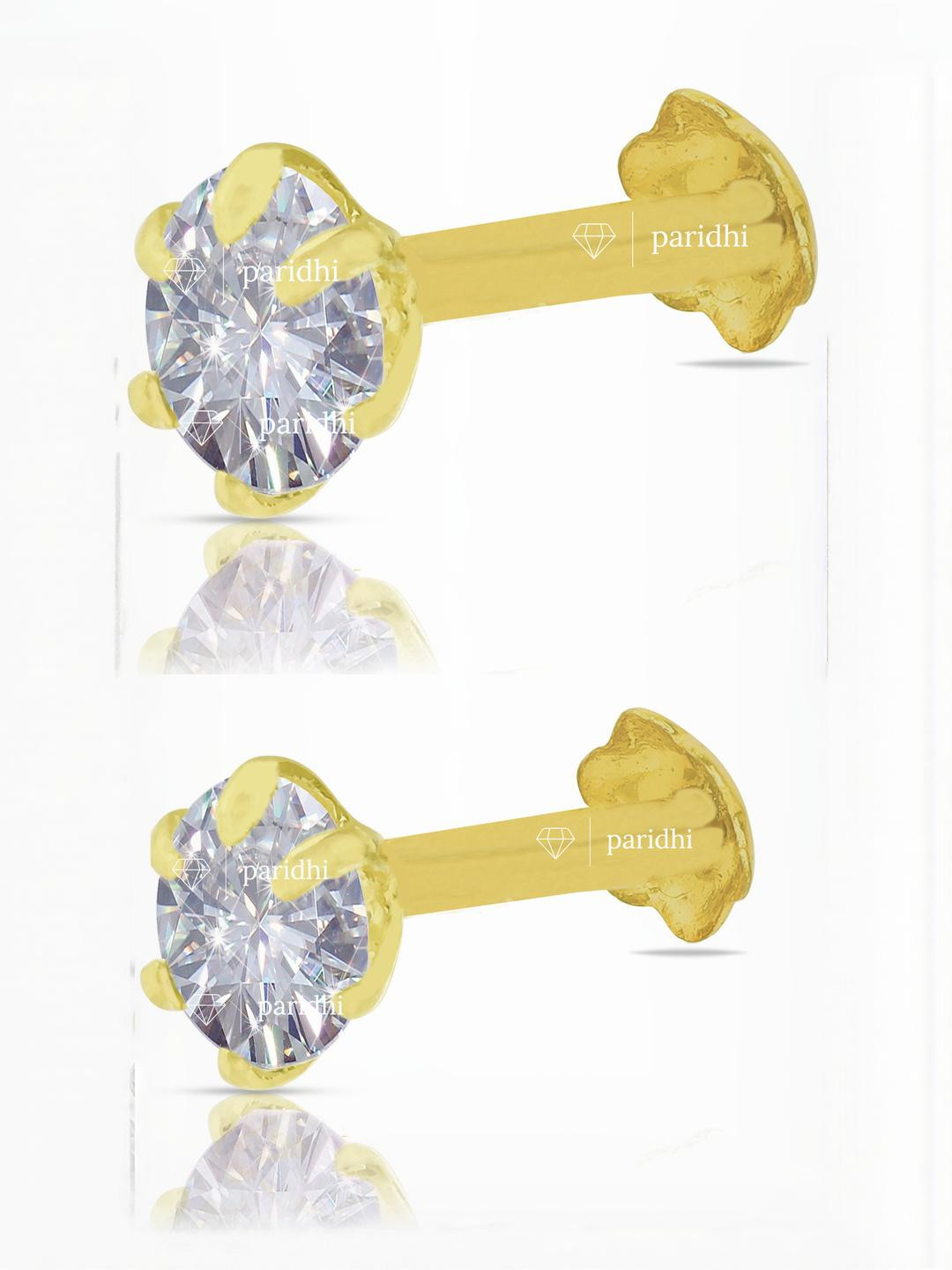 J & C Fashion Arena Women Gold Earrings