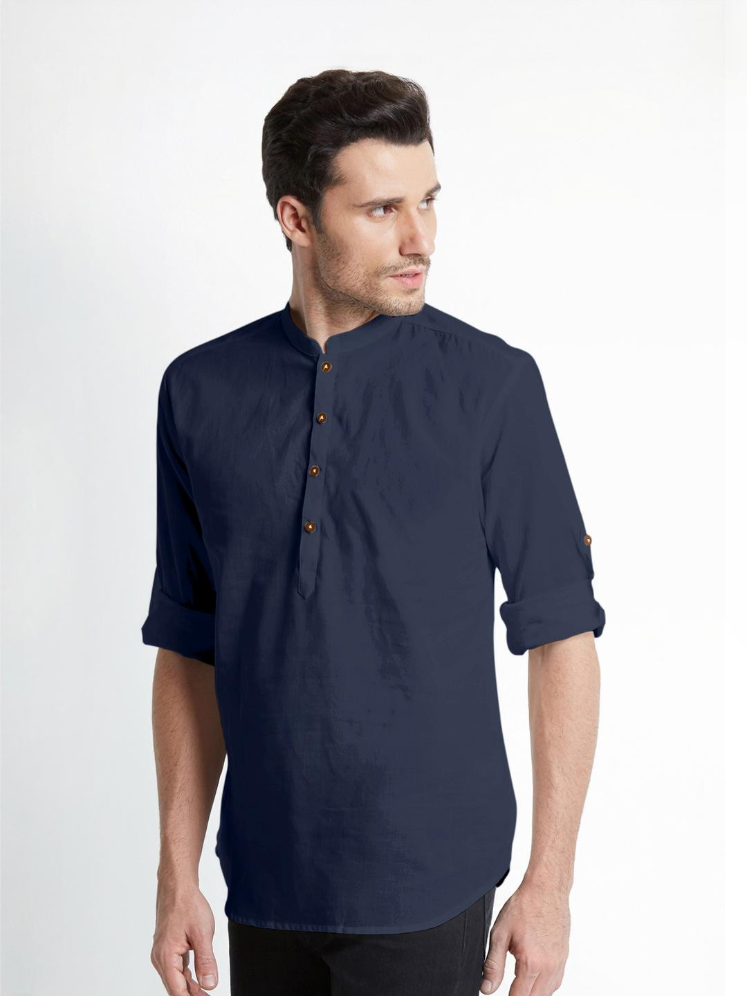 Fifth U Mandarin Collar  Men Kurta