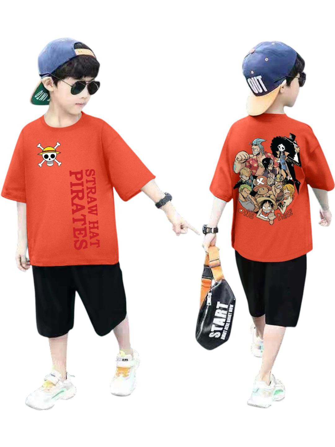 ACTLIVE Boys Printed T-shirt with Shorts