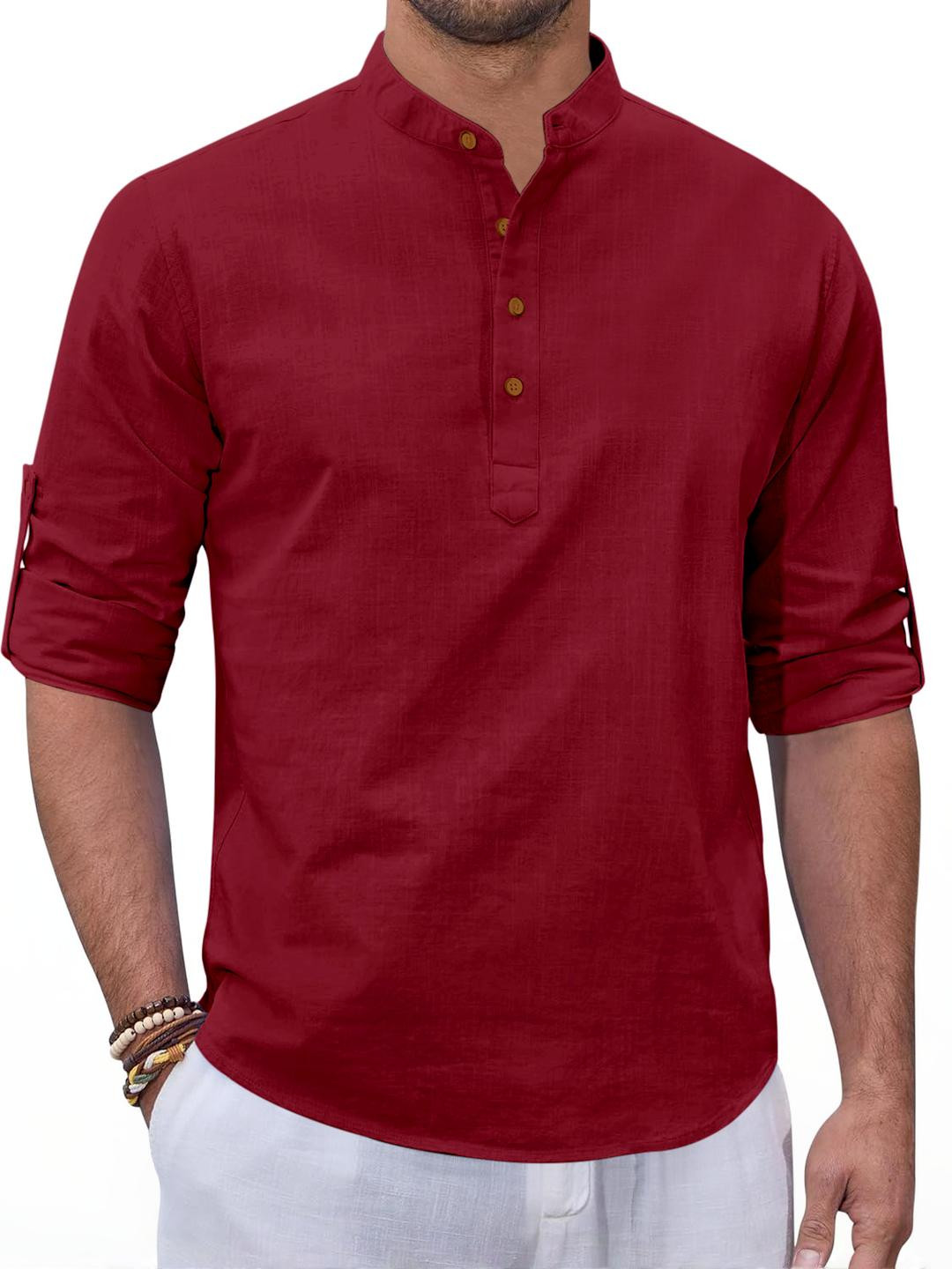 Fifth U Mandarin Collar Straight Kurta