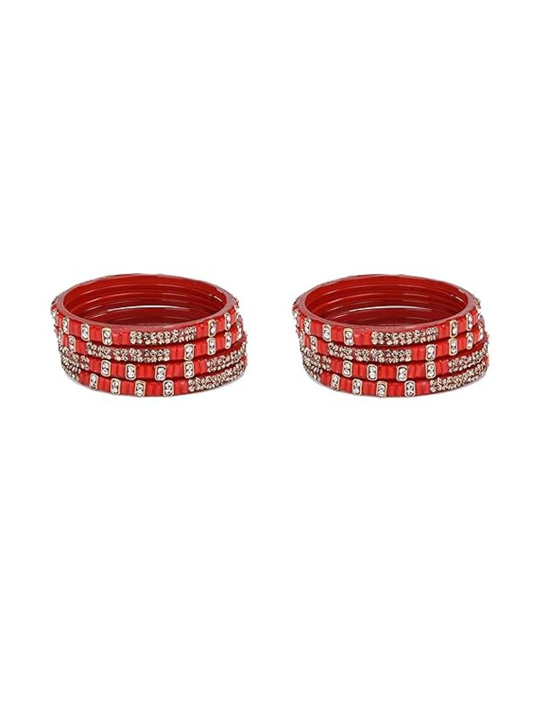 1ST TIME 8Pc Handcrafted Glass Bangles