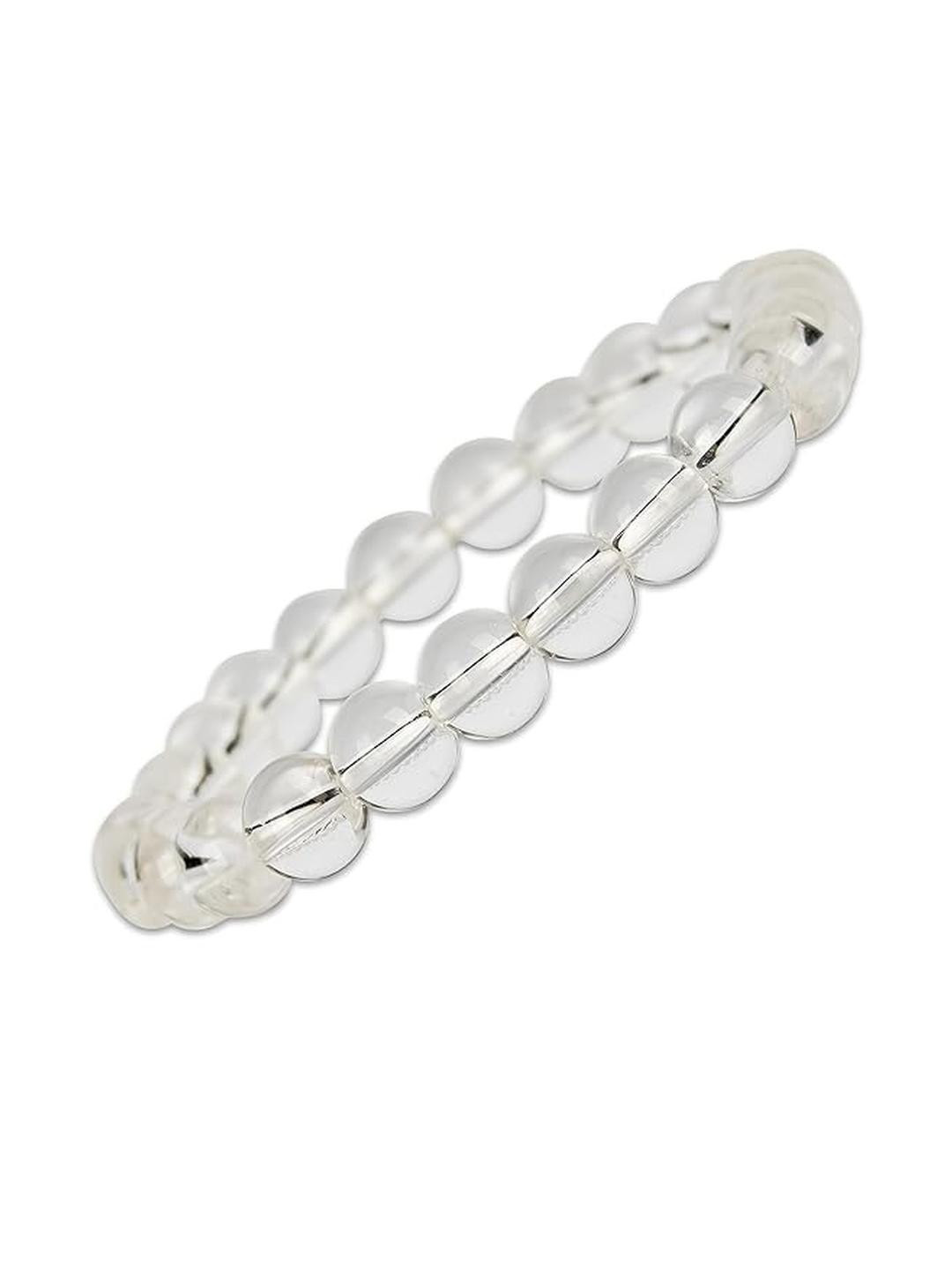Gems Guru White Metal Bracelet