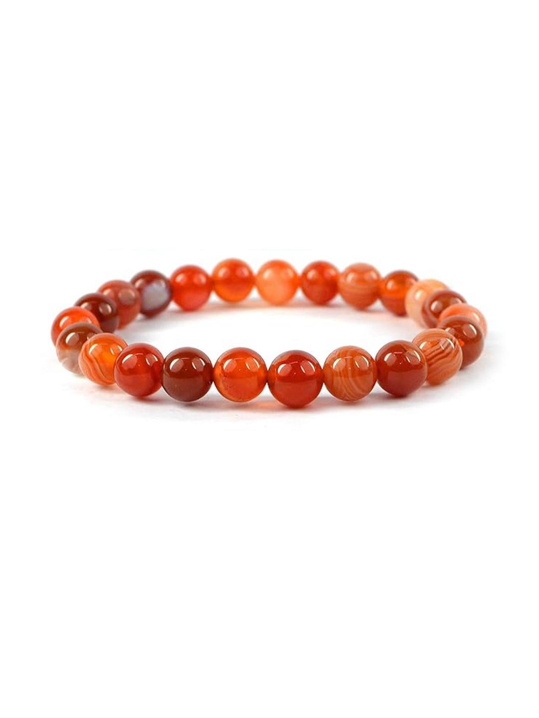 Gems Guru Red Metal Bracelet