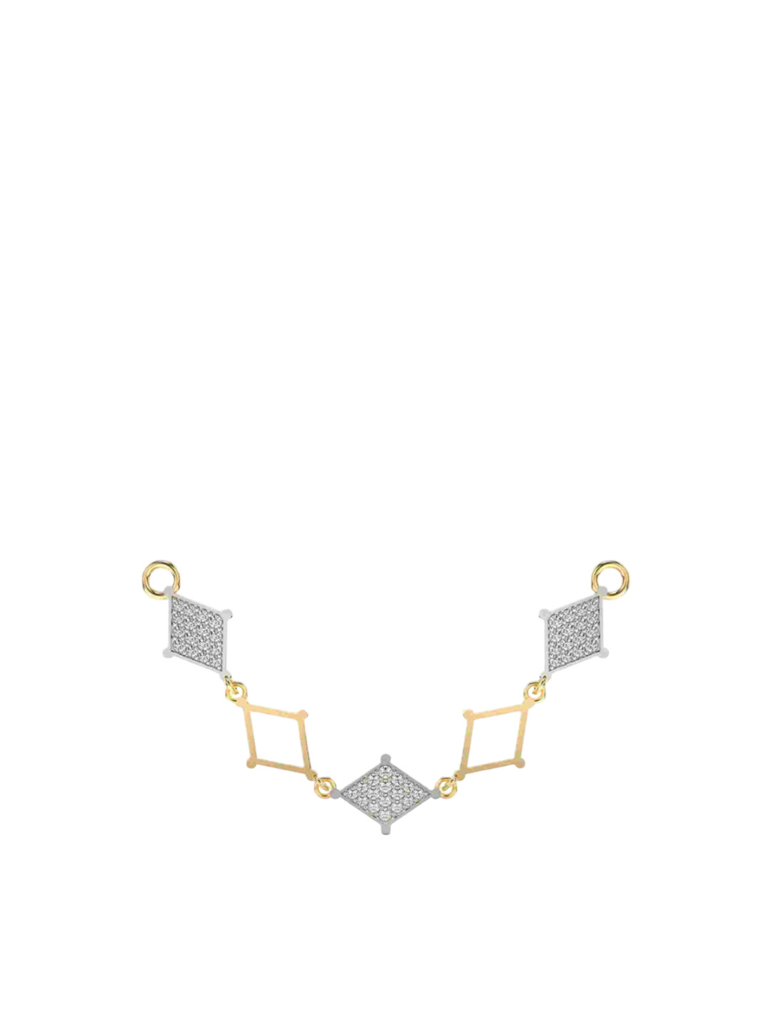 VALANOVA 18K Yellow Gold Plated 0.38Ct Lab Grown Diamond Pendant