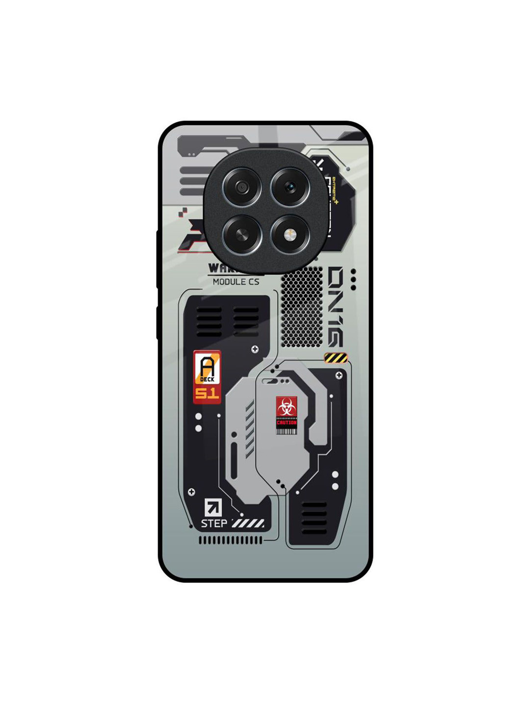 QRIOH Techno Vibes Printed Oppo F29 5G Back Case Mobile Accessories