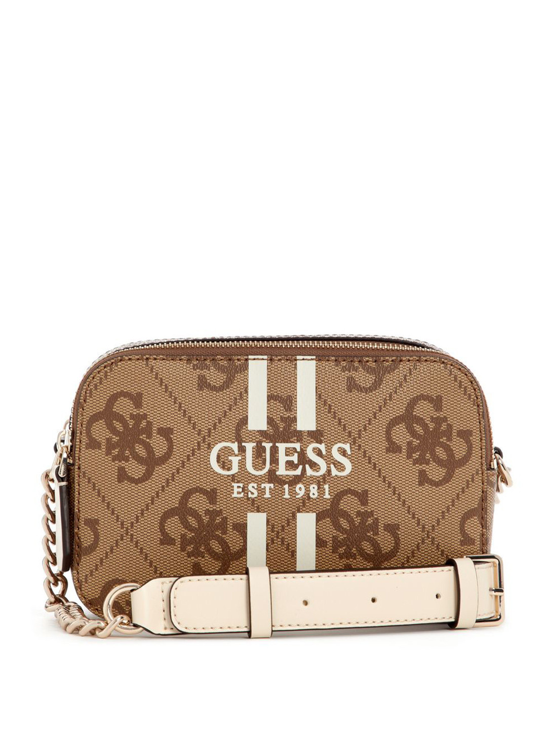 GUESS Women Noelle Typography Crossbody Sling Bag