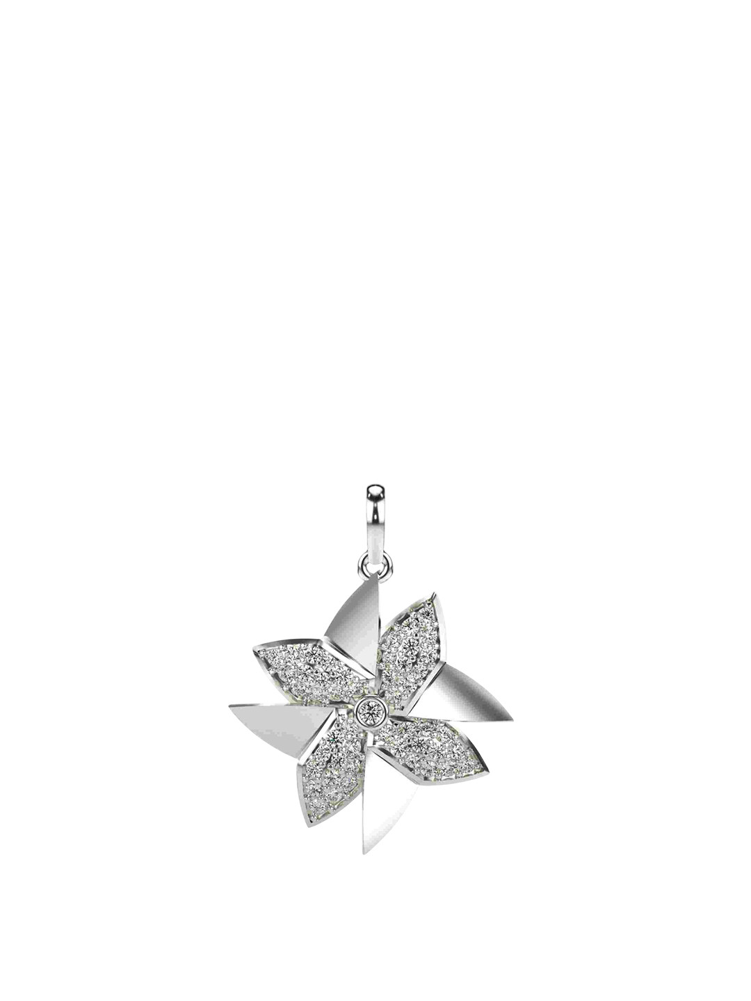 VALANOVA Women White Certified Lab Grown Pendant