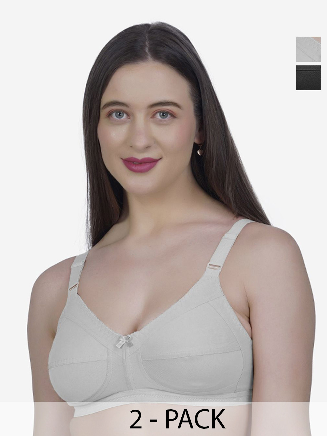SHYAM SONS FLAIR G603 Pack Of 2 Full Coverage Minimizer Bra