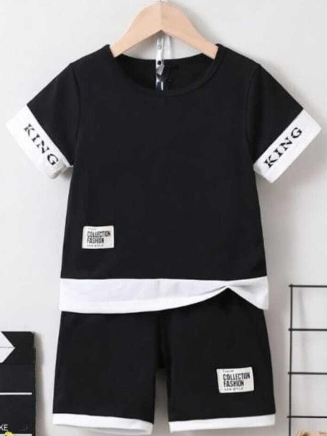 ELPIXIE FASHION Kids-Unisex Cotton Blend Clothing Set
