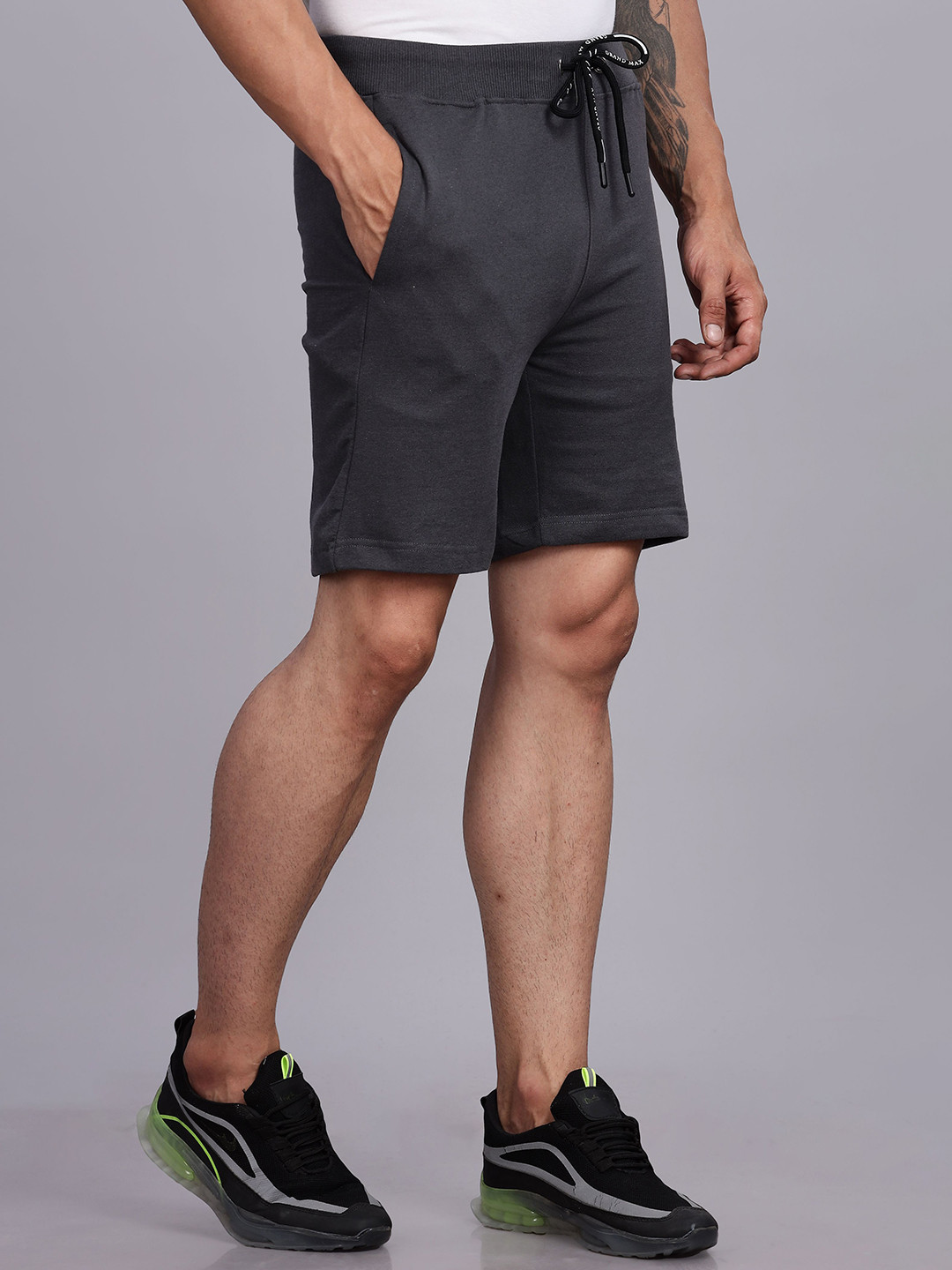 Grand Max Men Regular Fit Mid-Rise Shorts