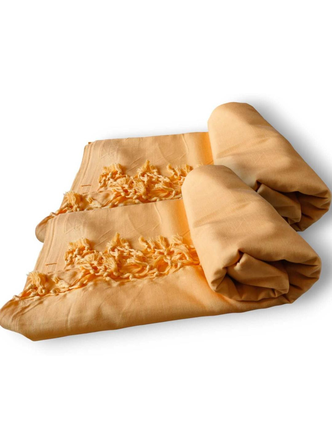 VANISHREE WORLD Yellow Cotton Double Bed Comforter