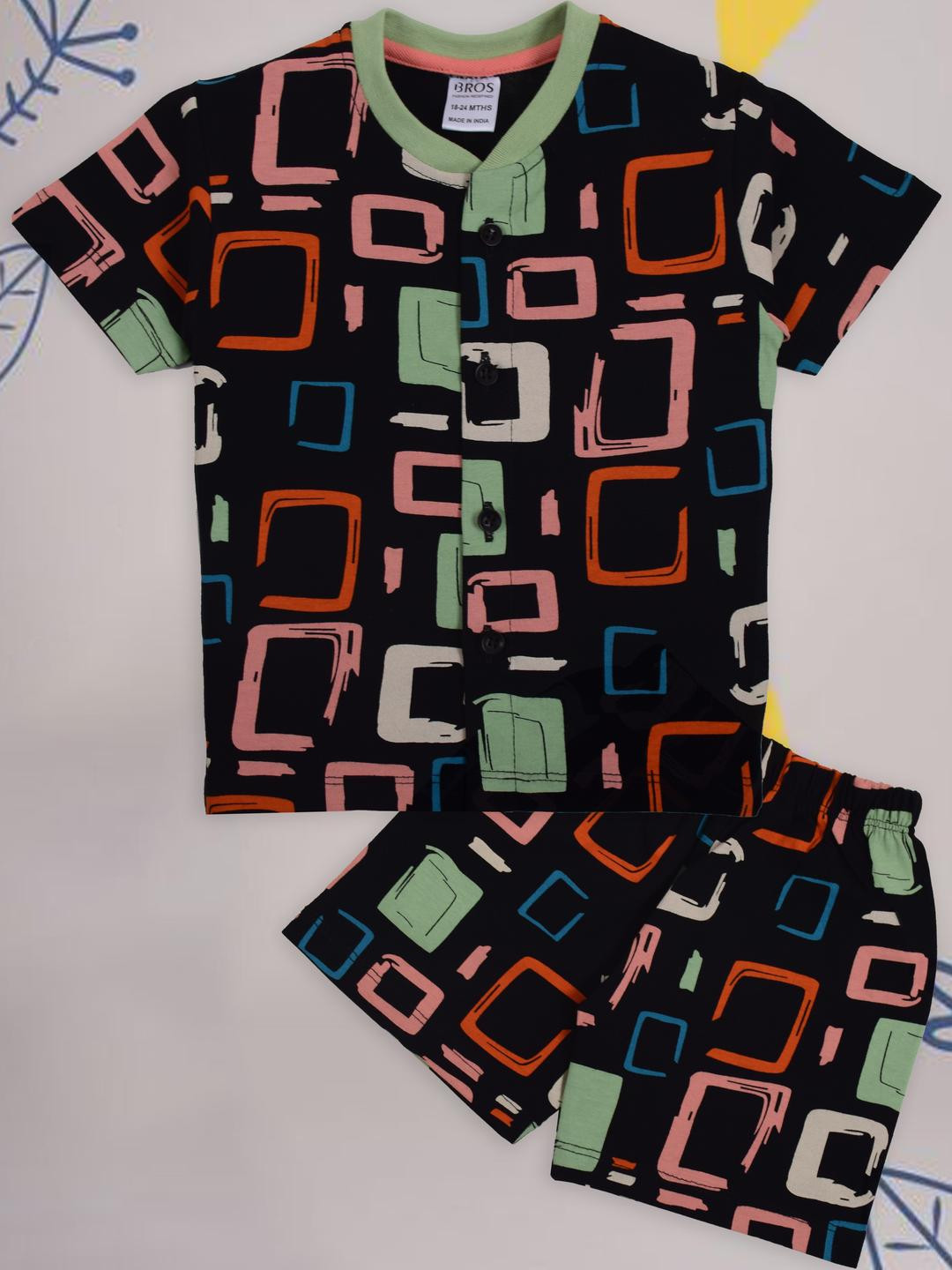 3BROS Kids-Unisex Pure Cotton Clothing Set