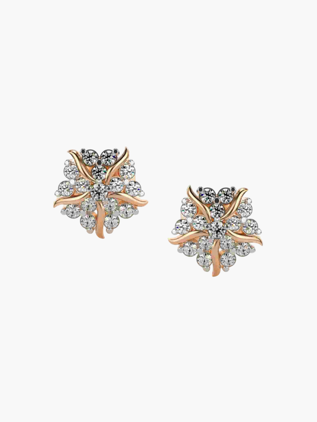 VALANOVA 18K Rose Gold 0.31 Ct Lab Grown Diamond Earrings