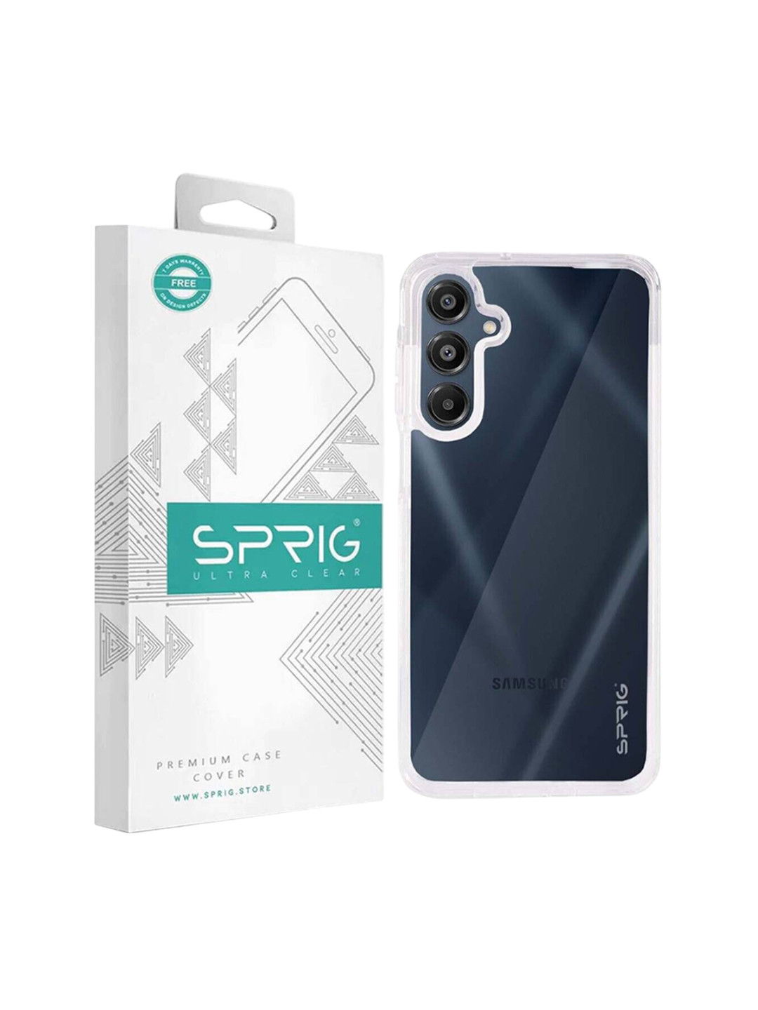 SPRIG Samsung Galaxy A16 Bayer Transparent Back Cover
