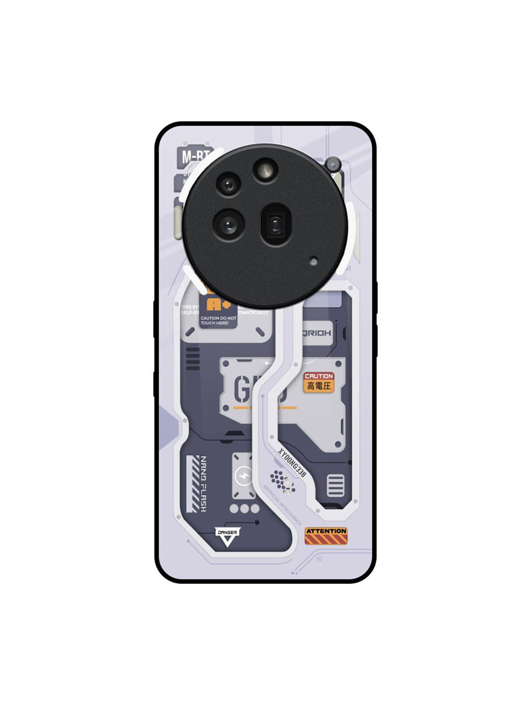 QRIOH Nothing Phone 3a Pro Back Case Mobile Accessories