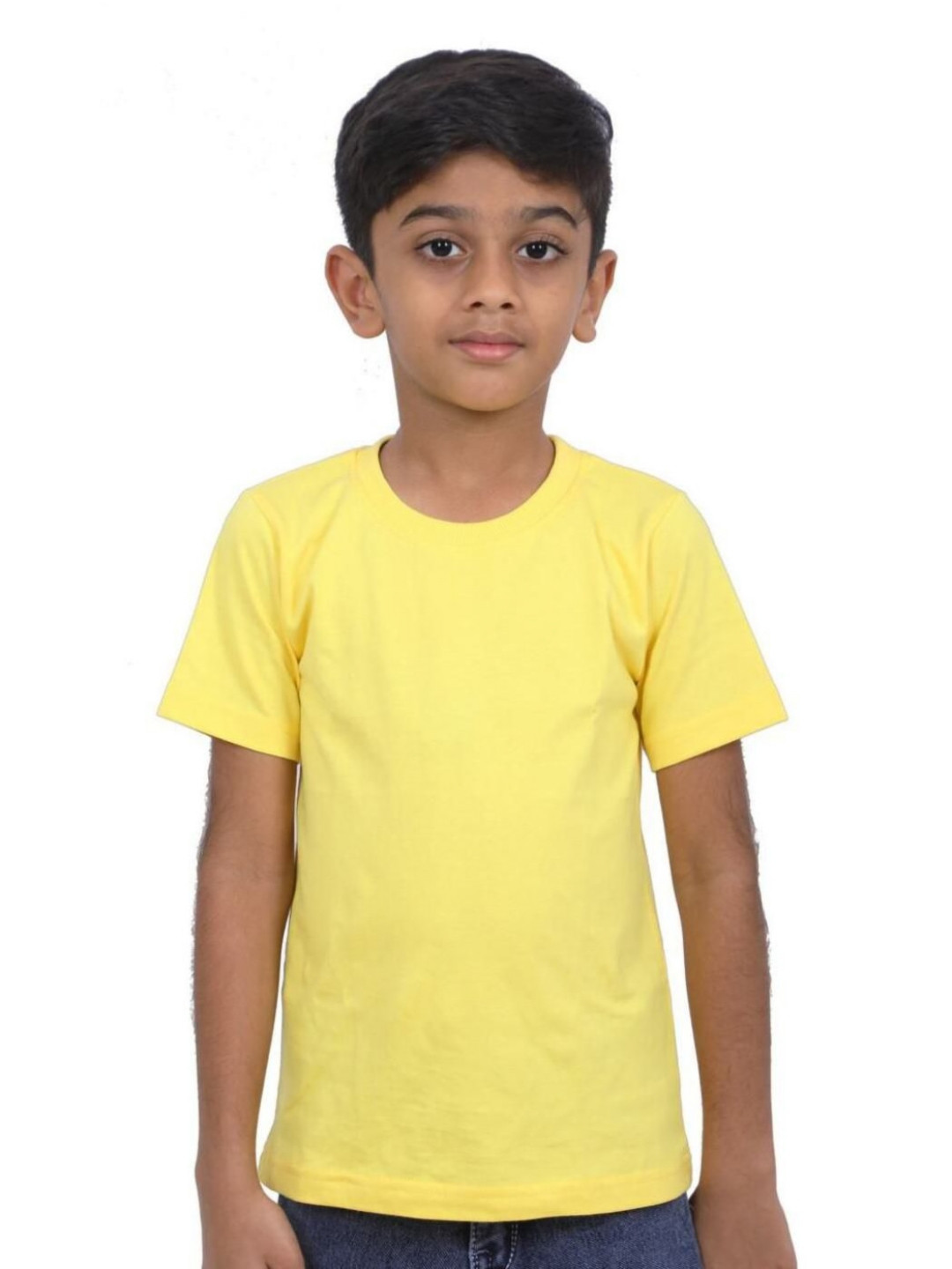 Darestyles Unisex Bio Finish Solid Round Neck Pure Cotton T-shirt