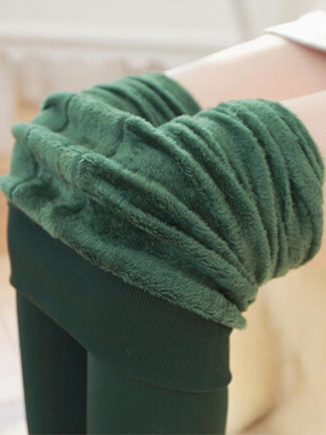 NESKA MODA Green Opaque Stockings