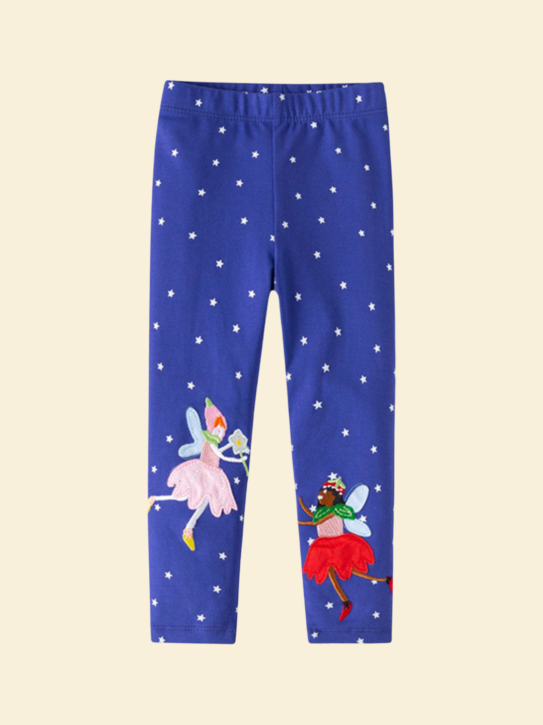 INCLUD Girls Star Fairy Printed Ankle Length Leggings