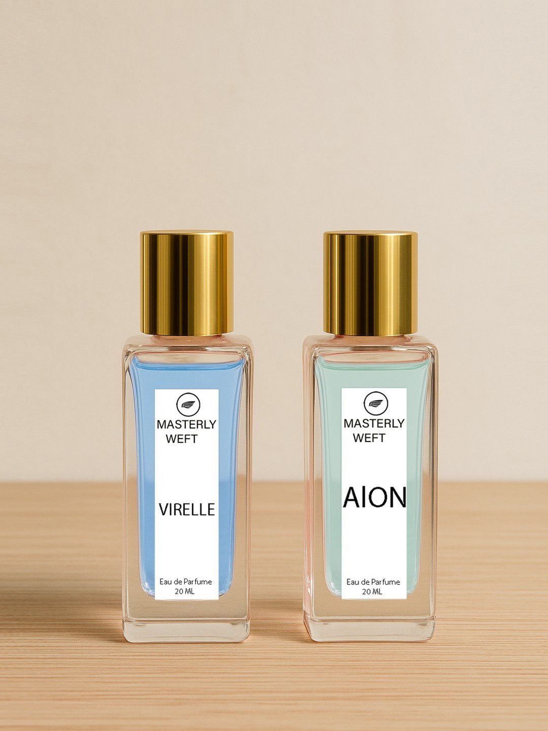 MASTERLY WEFT Set Of 2 Virelle & Aion Long Lasting Eau De Parfum- 20 ml Each