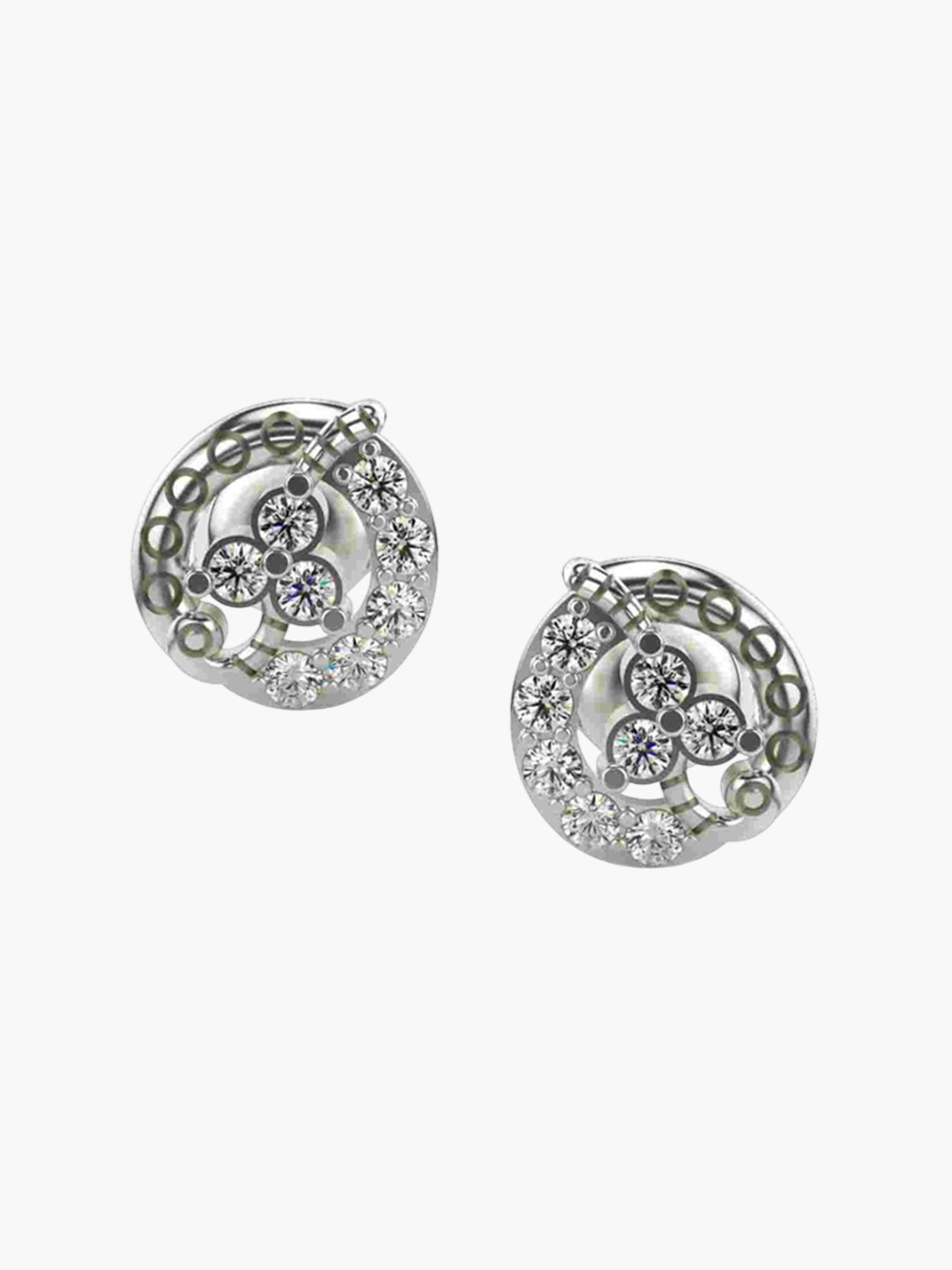 VALANOVA 14K White Gold 0.35 Ct Lab Grown Diamond Earring
