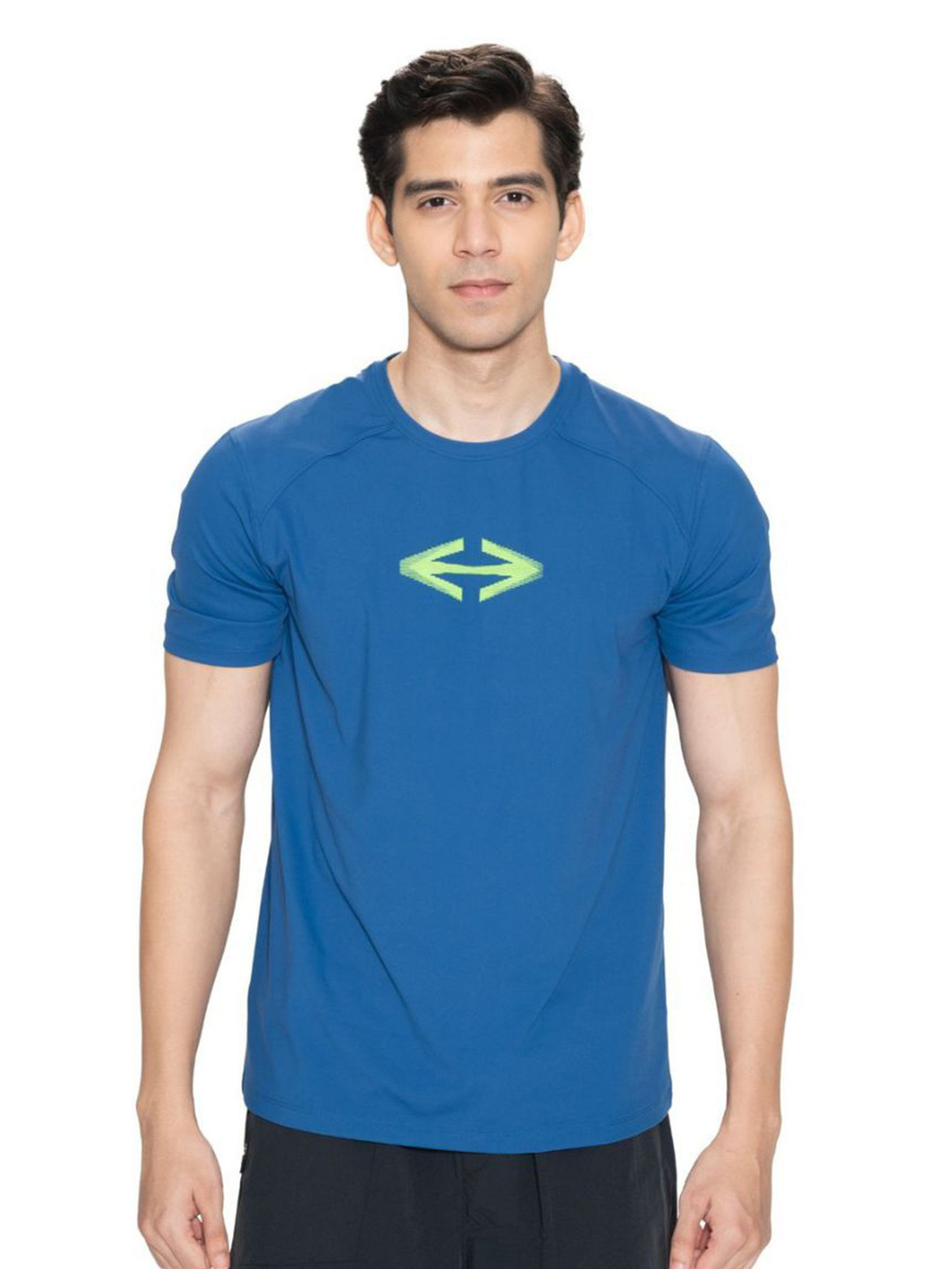 STRCH Men Anti Odour Graphic Printed Round Neck T-shirt