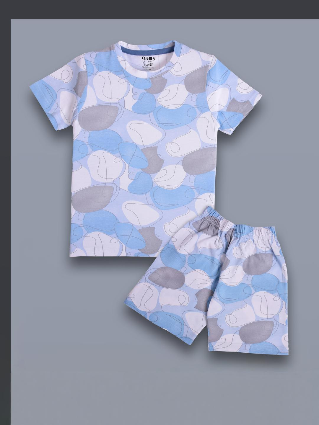 3BROS Kids-Unisex Pure Cotton Clothing Set