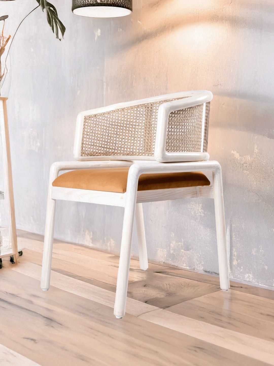 Sujan Carnival Funiture Textured Wooden Chair