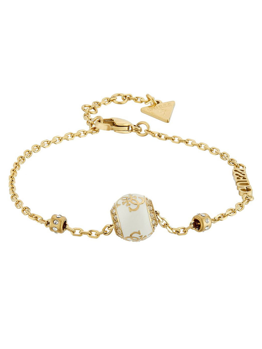 GUESS Women 4G Loop Gold-Plated Stainless Steel Bracelet