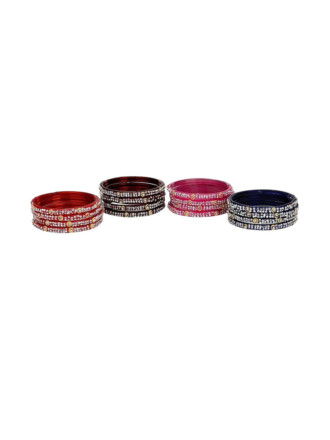 1ST TIME Set Of Traditional Glass Bangles for Women
