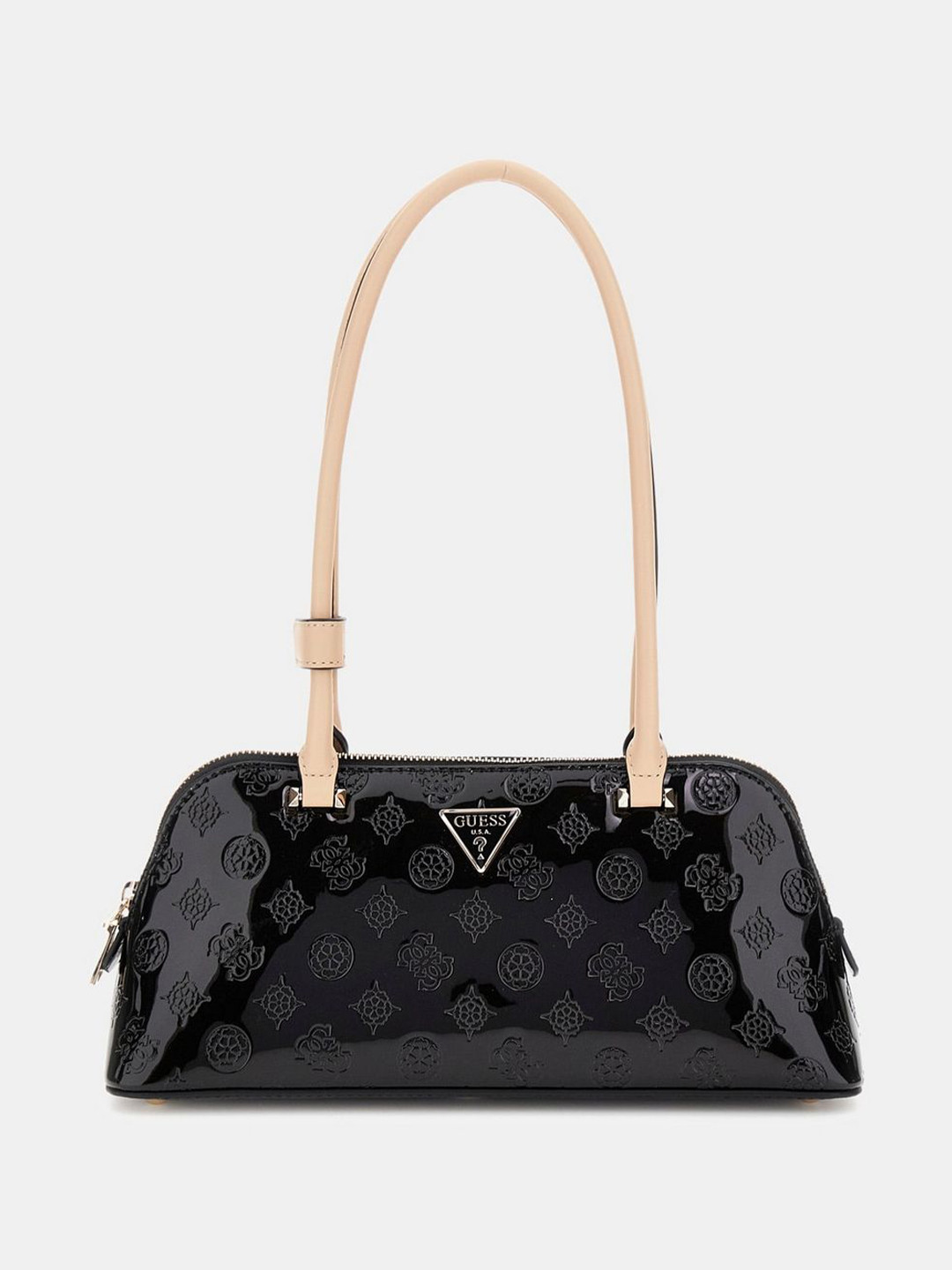 GUESS Women Arnela Textured Baguette Shoulder Bag